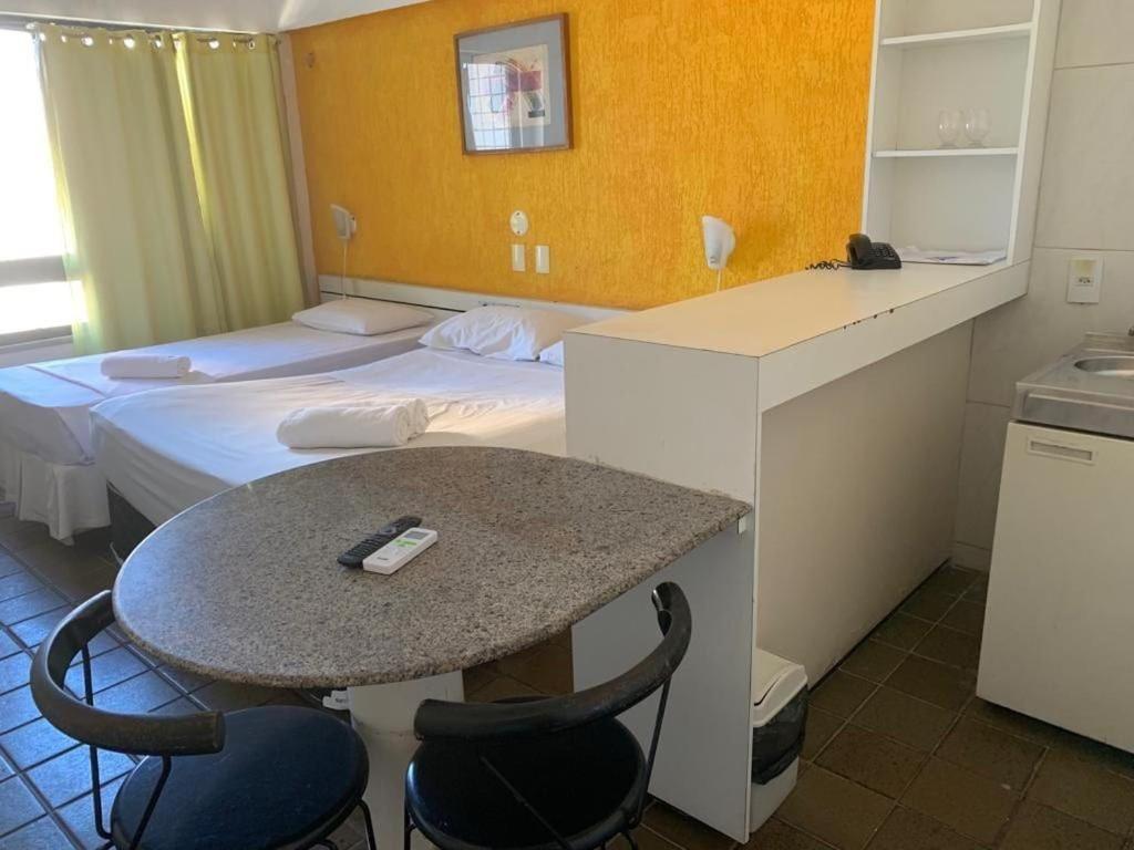 205 Flat Mobiliado Com Vista Lateral Mar Na Praia De Iracema Leilighet Fortaleza  Eksteriør bilde