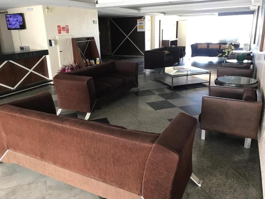 205 Flat Mobiliado Com Vista Lateral Mar Na Praia De Iracema Leilighet Fortaleza  Eksteriør bilde